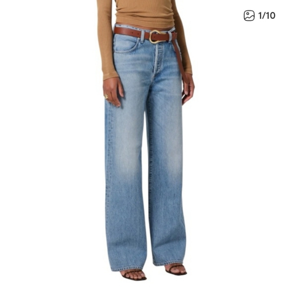 CITIZENS OF HUMANITY High Waist Wide Leg Light Blue Women’s Jeans Size 28 Size 6